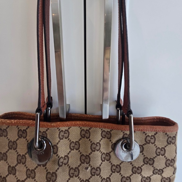 Gucci VTG Canvas Eclipse Tote - Picture 15 of 16